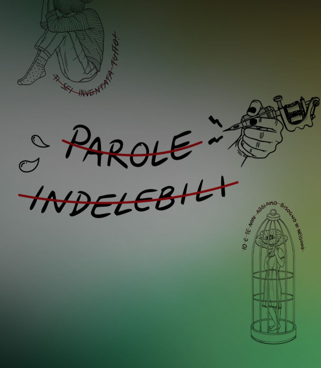 Scritta "Parole Indelebili"