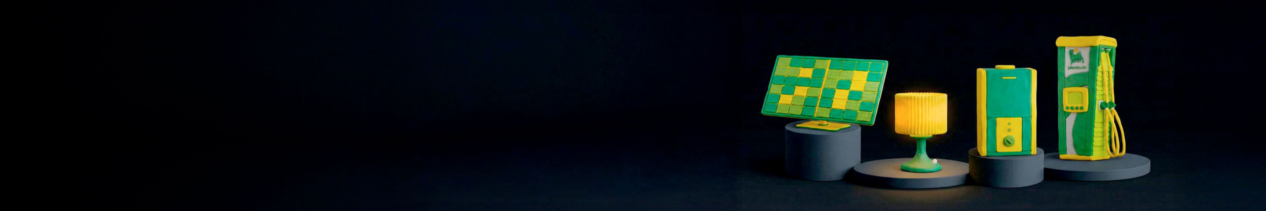 Modeling clay objects on a dark background