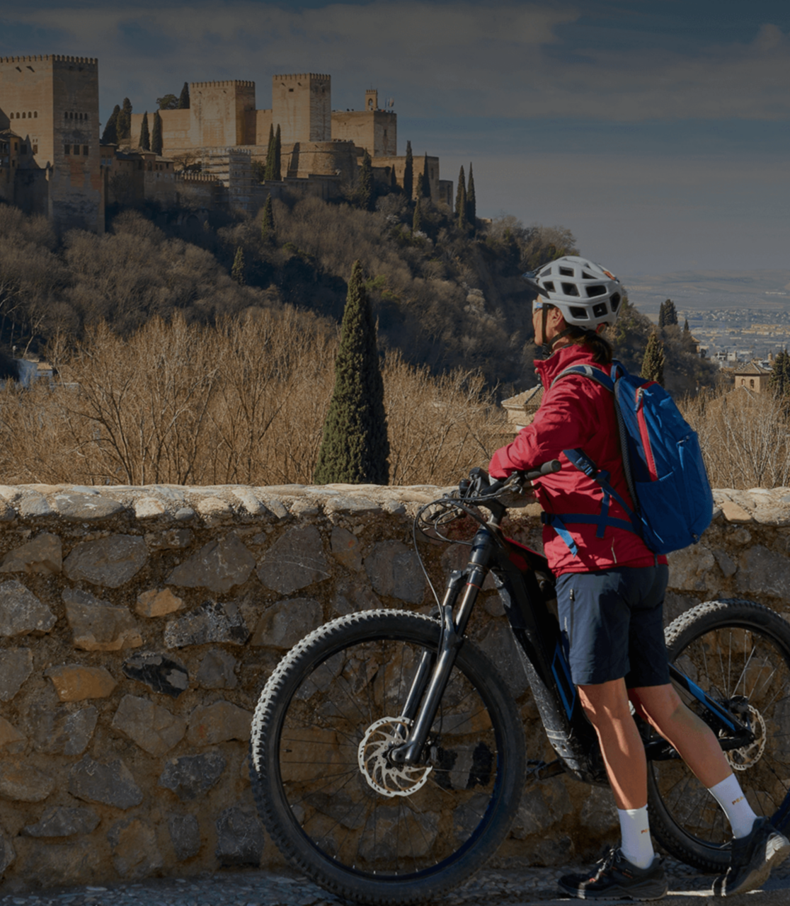 Person on a bicycle