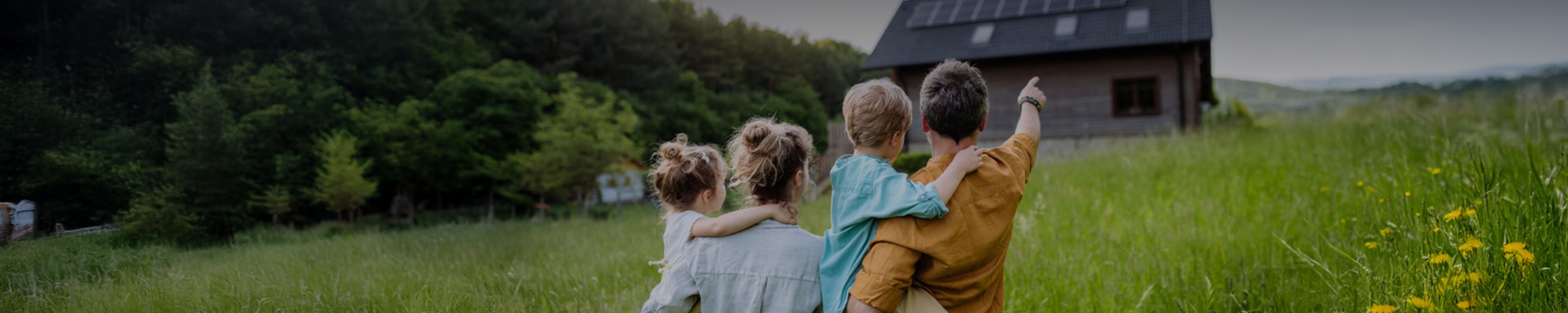 Family in the garden 