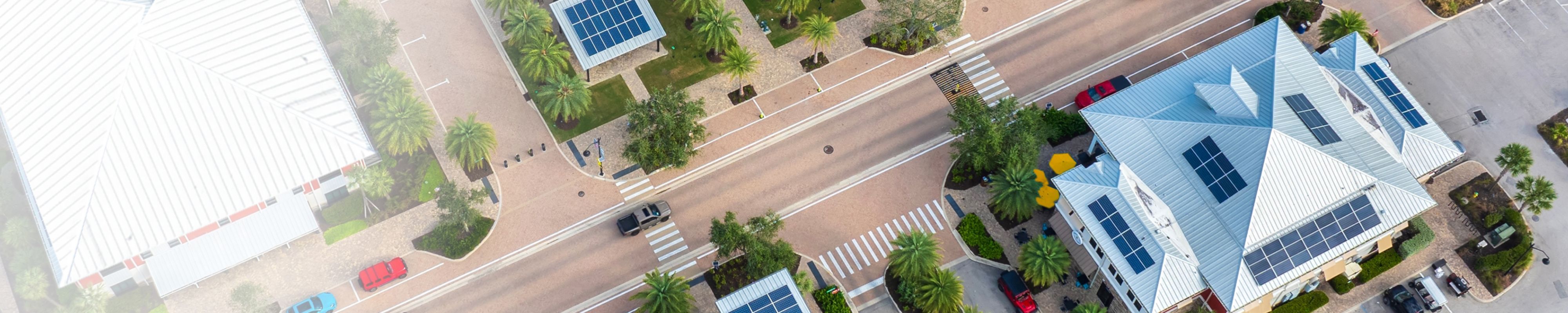 Paneles solares en tejados