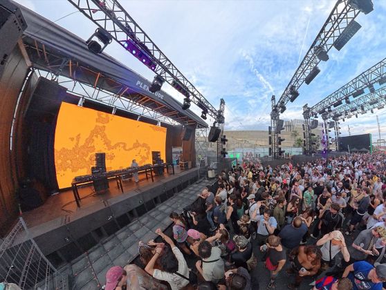 Folla al concerto di Primavera Sound