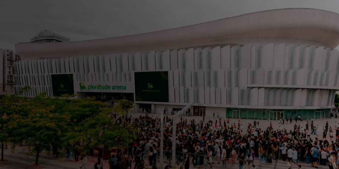 Plenitude Arena da fuori