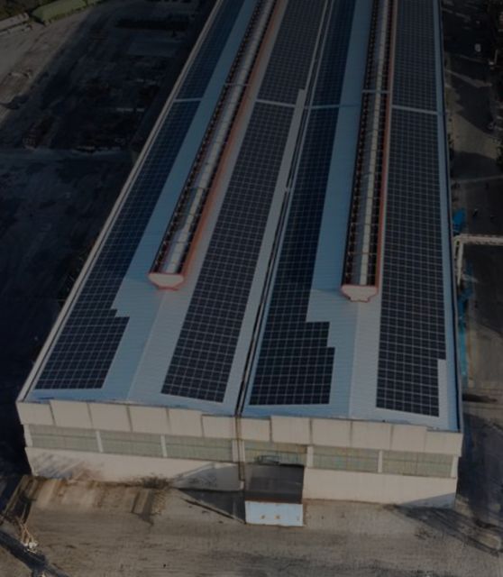 immagine di uno stabilimento dall'alto