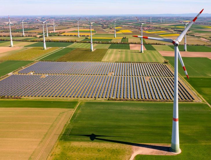 Plenitude, électricité, rendement éolienne